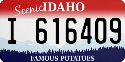 ID license plate I616409