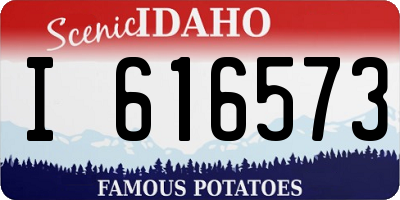 ID license plate I616573