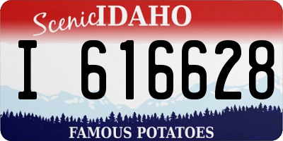ID license plate I616628