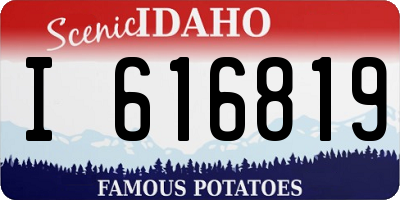 ID license plate I616819