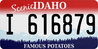 ID license plate I616879