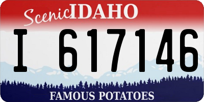 ID license plate I617146