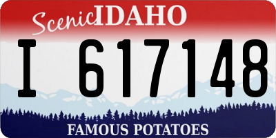 ID license plate I617148
