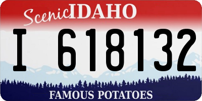 ID license plate I618132