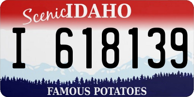 ID license plate I618139
