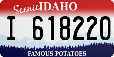 ID license plate I618220