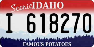 ID license plate I618270