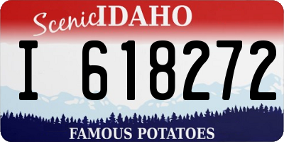 ID license plate I618272