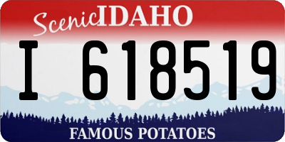 ID license plate I618519