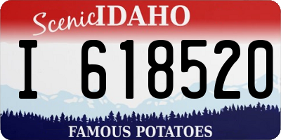 ID license plate I618520