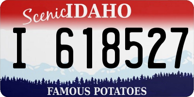 ID license plate I618527