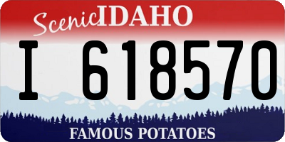 ID license plate I618570