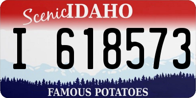 ID license plate I618573
