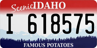 ID license plate I618575