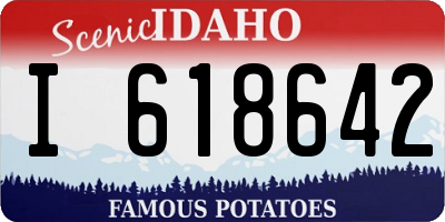 ID license plate I618642