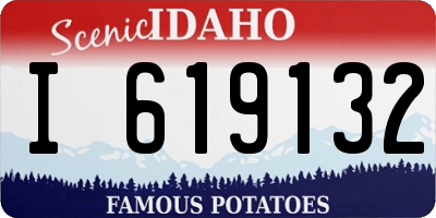 ID license plate I619132