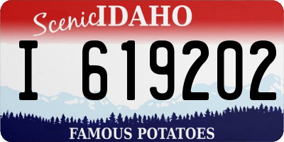 ID license plate I619202
