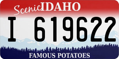 ID license plate I619622