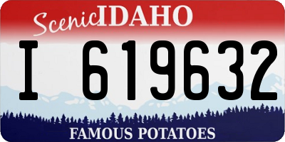 ID license plate I619632