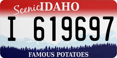 ID license plate I619697