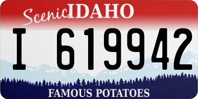 ID license plate I619942