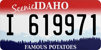 ID license plate I619971