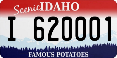 ID license plate I620001