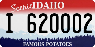 ID license plate I620002