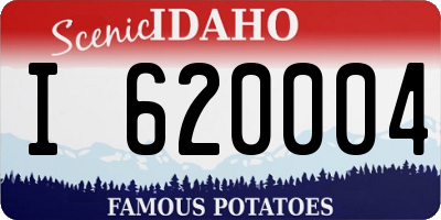 ID license plate I620004