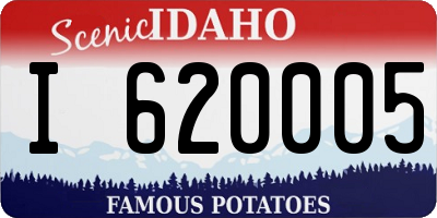 ID license plate I620005