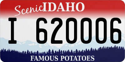 ID license plate I620006