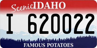 ID license plate I620022
