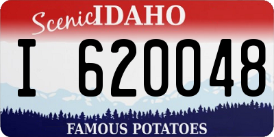 ID license plate I620048