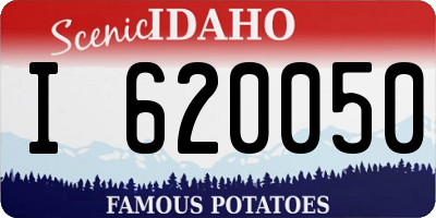 ID license plate I620050