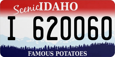 ID license plate I620060
