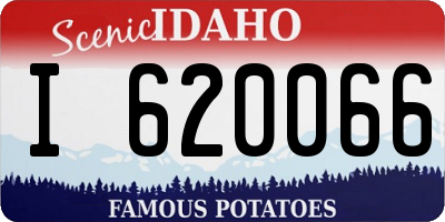 ID license plate I620066