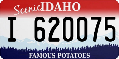 ID license plate I620075