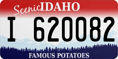 ID license plate I620082