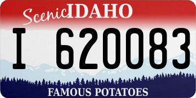 ID license plate I620083