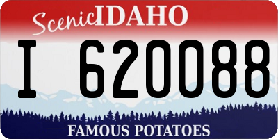 ID license plate I620088