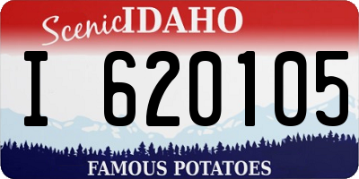 ID license plate I620105