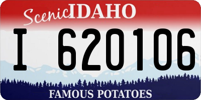 ID license plate I620106