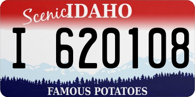 ID license plate I620108