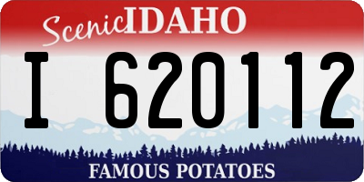 ID license plate I620112