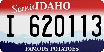ID license plate I620113