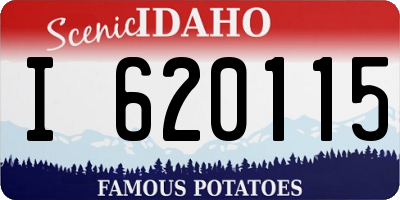 ID license plate I620115