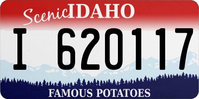 ID license plate I620117
