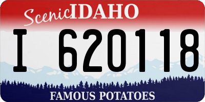 ID license plate I620118