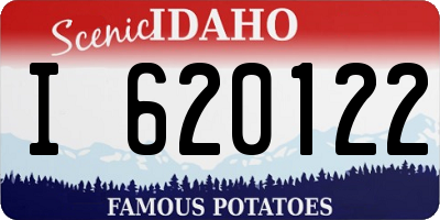ID license plate I620122