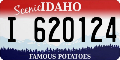 ID license plate I620124